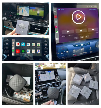 Carlinkit CarPlay AI Box — Qualcomm 6125 8-Core, Android 13, Wireless & Wired CarPlay, Android Auto for OEM Cars