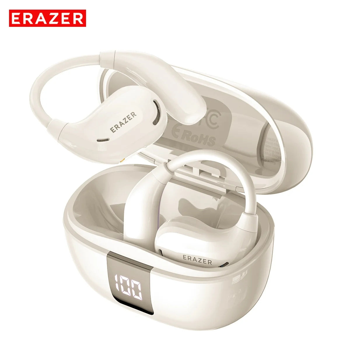 ERAZER XT66PRO Bluetooth Earphones – Wireless ASMR Headset with DIY APP, AI Translator & 13-Hour Battery Life