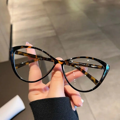 Y2K Retro Oval Frame Glasses for Women - Sweet & Cool Eyewear, Anti-Blue Light Reading & Computer Glasses