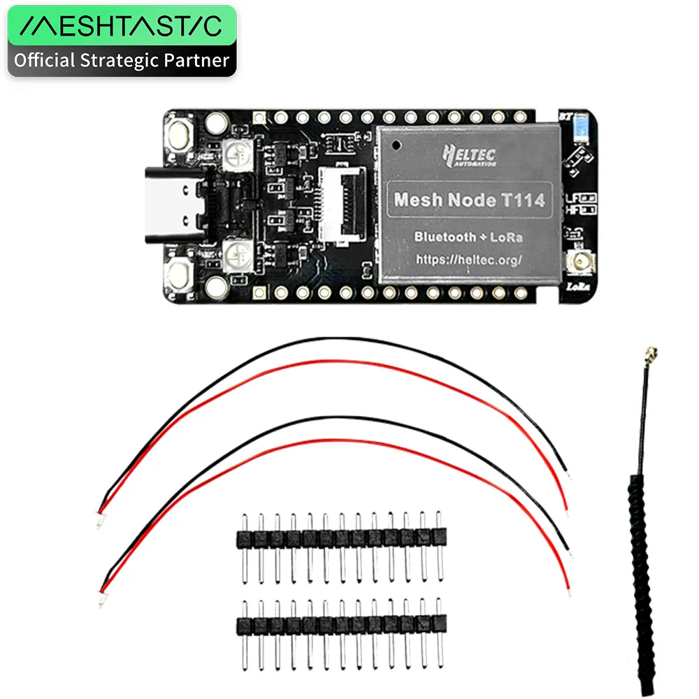 Heltec Meshtastic T114 V2 Tracker – Nordic nRF52840 SX1262 LoRaWAN Dev Board with 1.14" TFT Display, Low Power BLE