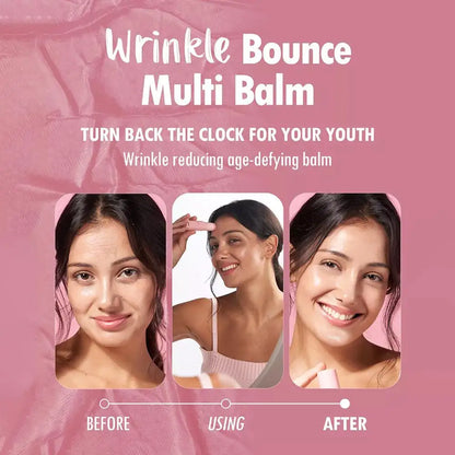 Bounce Multi Balm Stick - Moisturizing Face, Eye, and Neck Balm with Makeup Base Benefits