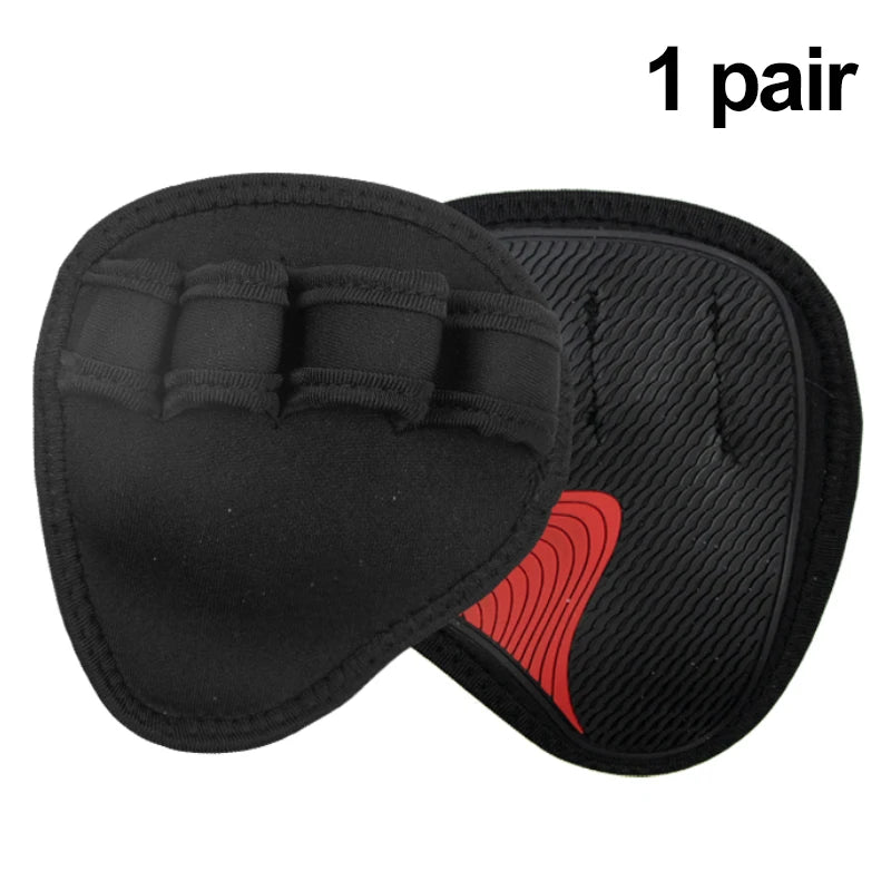 Half-Finger Gym Fitness Gloves – Palm Protectors for Weightlifting, Dumbbell Grips & Workout Training