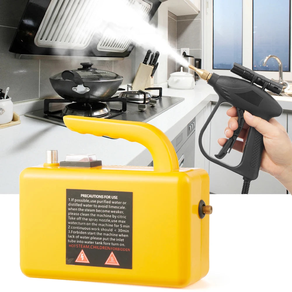 High-Temperature Home Steam Cleaner – Sterilization for Air Conditioning, Kitchen Hood & Car, 110V/220V