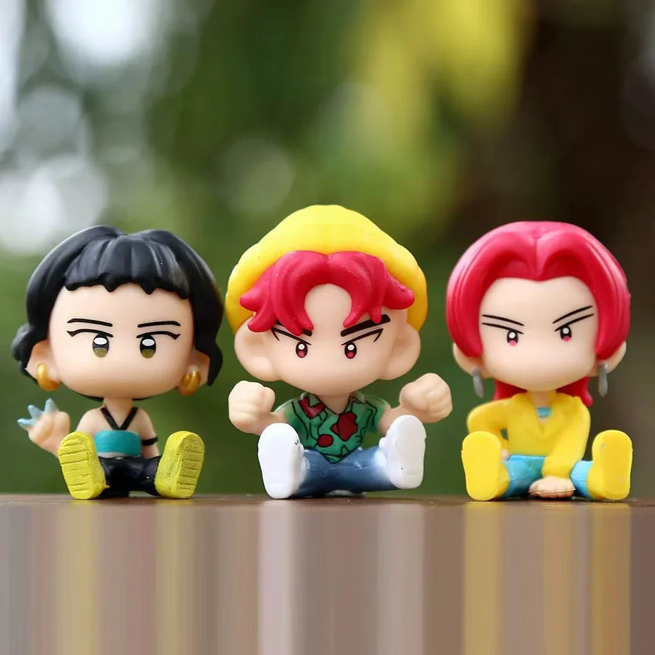Q Version 10pcs Kpop Demon Hunters Action Figures – Tiger, Rumi, Mira & Zoey Collectible Dolls for Fans
