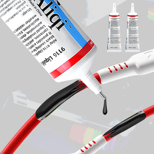 Waterproof Liquid Electrical Tape - Rubber Insulating Sealant Glue for Cable Wire Repair & Home Fixing
