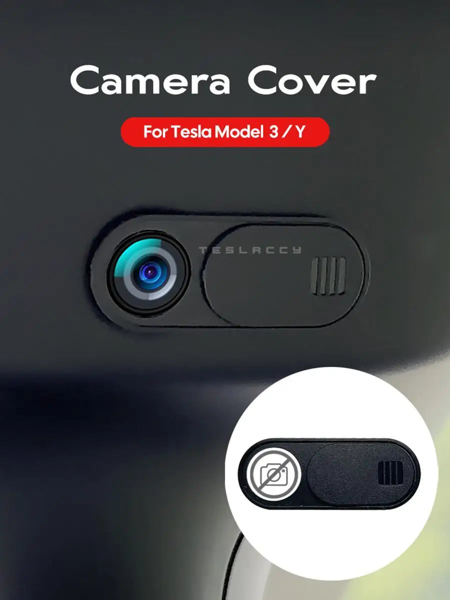 Car Camera Cover for Tesla Model 3 & Y (2024) – Webcam Slide Blocker Privacy Protector, 1/5 Pcs