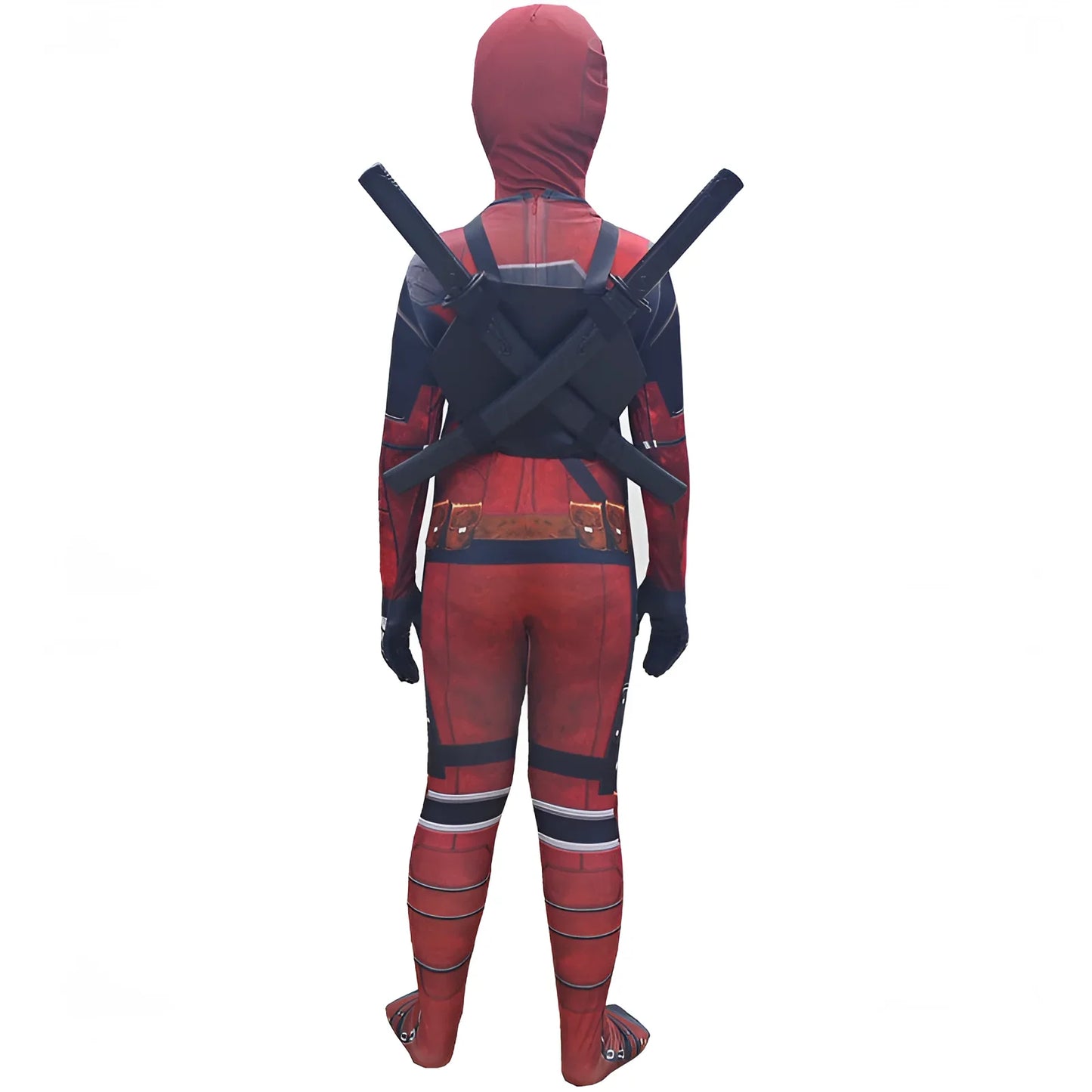Deadpool Kids Halloween Cosplay Costume – Superhero Jumpsuit for Children