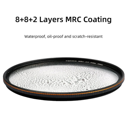Lightdow 3 in 1 Lens Filter Kit - ND2, ND4, ND8 Filters, 49mm-82mm Sizes for Nikon, Sony, Pentax, Canon Cameras