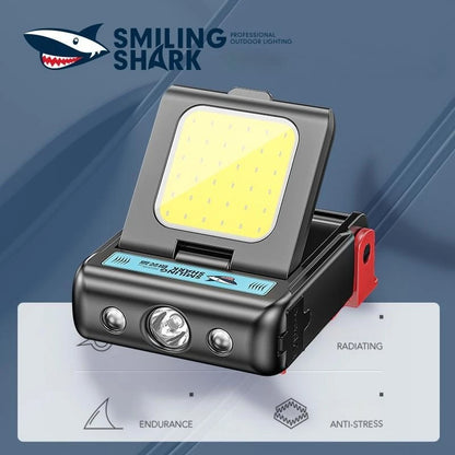 Smiling Shark TD0148 Motion Sensor Headlamp – Rechargeable LED Clip-On Cap Light for Hiking & Night Work