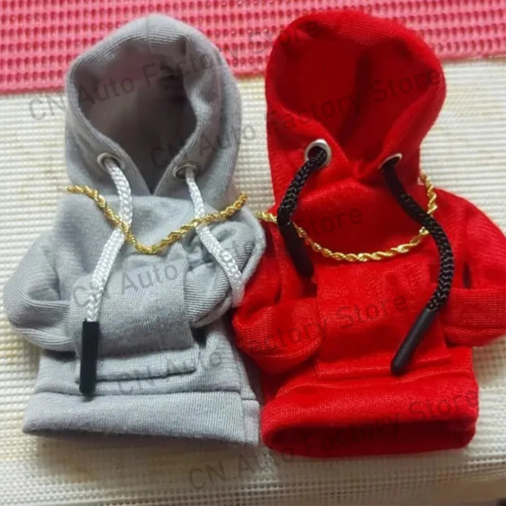Universal Gear Shift Lever Hoodie Cover – Manual & Automatic Car Handle Decoration Interior Accessory