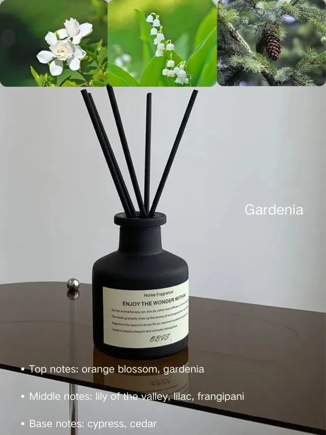 50ml Flameless Freesia Jasmine Reed Diffuser – Home Fragrance Oil & Room Air Freshener