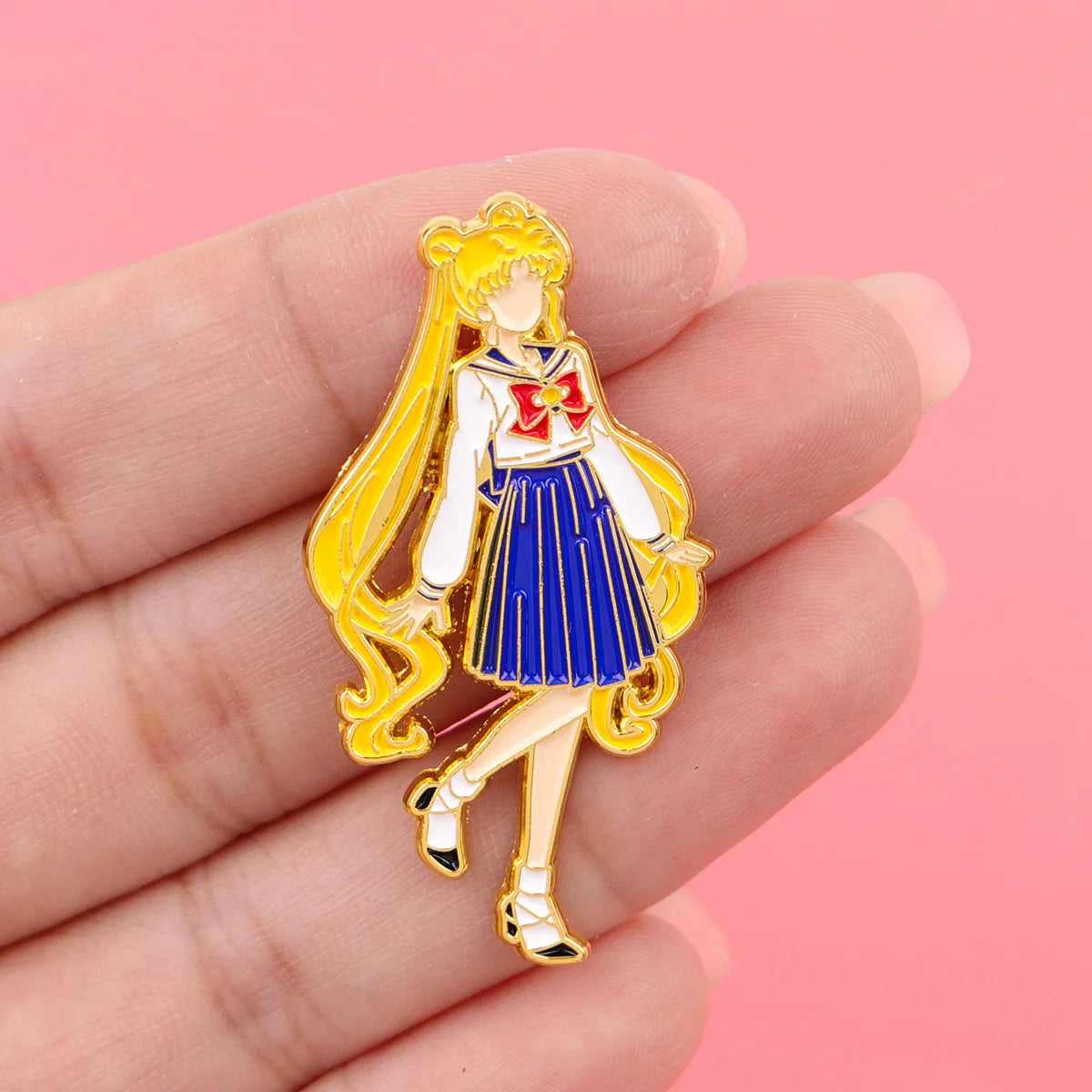 Cartoon Anime Enamel Brooch Pins – Kawaii Metal Badge Jewelry for Clothing & Backpack Gifts