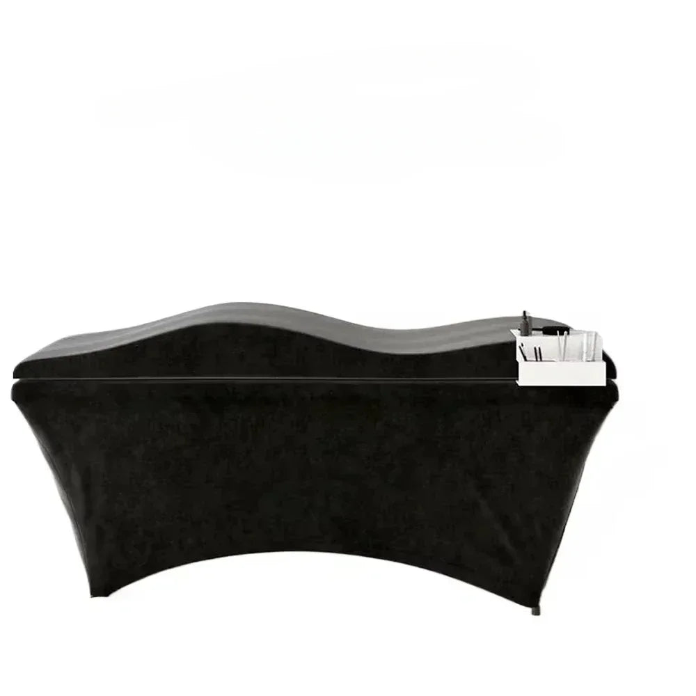 Lash Mattress and Cover – Wave Memory Foam Beauty Salon Lash Bed, Curved Topper for Eyelash Foam Spa