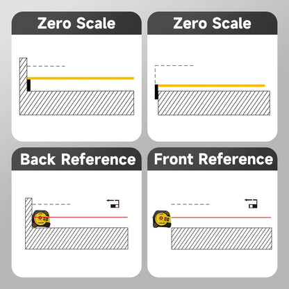 Nohawk 40M/80M Laser Tape Measure – USB Rechargeable Digital Distance Meter with Steel Tape for Precision Measuring Tool