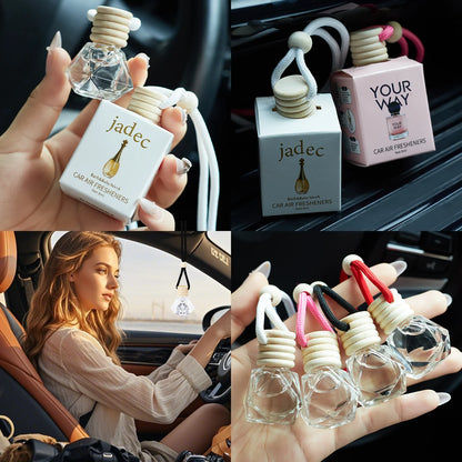 Car Perfume Bottle Air Freshener - Long-Lasting Fresh Scent & Stylish Interior Accessory