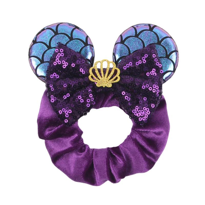 Velvet Mouse Scrunchies - Cute Elastic Ponytail Holders & Hair Accessories for Girls