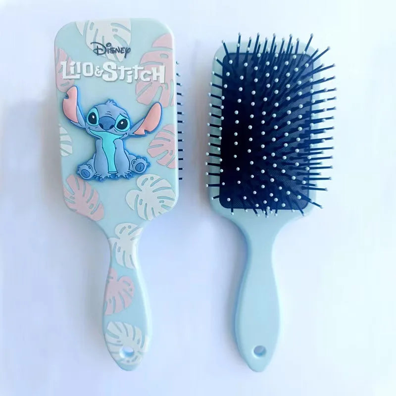 Miniso Disney Lilo & Stitch Air Cushion Massage Comb – Cartoon Stitch Hairbrush for Kids & Students