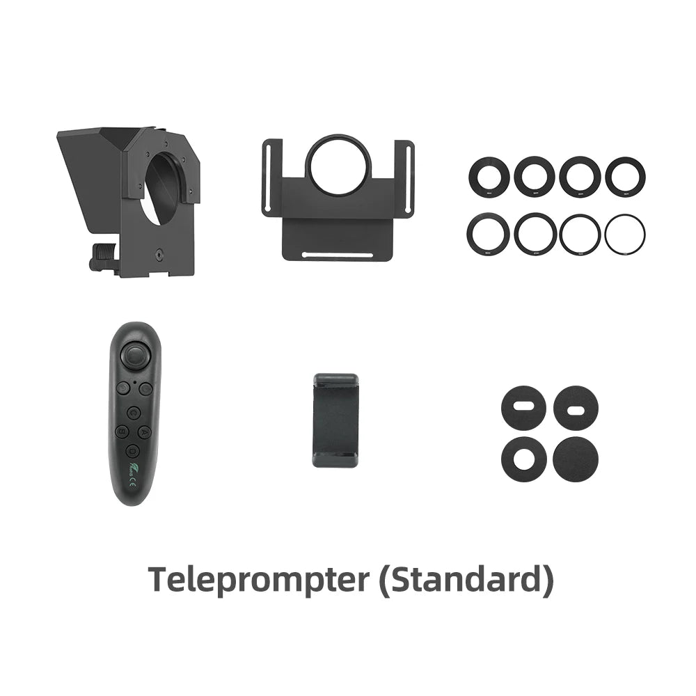 Ambitful Mini Teleprompter – Portable Phone & DSLR Recording Inscriber with Remote Control for Video