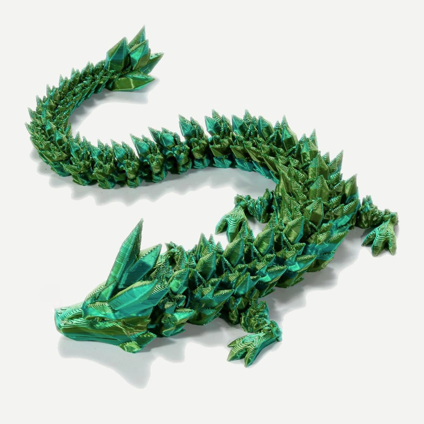 3D Printed Movable Snake Figurine – Realistic Jointed Simulation Ornament for Home & Office, 2025 New Year Craft Gift