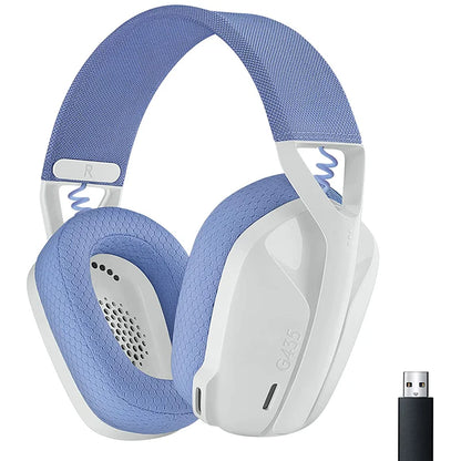 Logitech G435 LIGHTSPEED Bluetooth Wireless Gaming Headset – Over-Ear Surround Sound Headphones for PC, Laptop, Games & Music