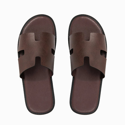 Men's Non-Slip Casual Sandals - Lightweight Wear-Resistant Daily Bathroom & Outdoor Cool Slippers