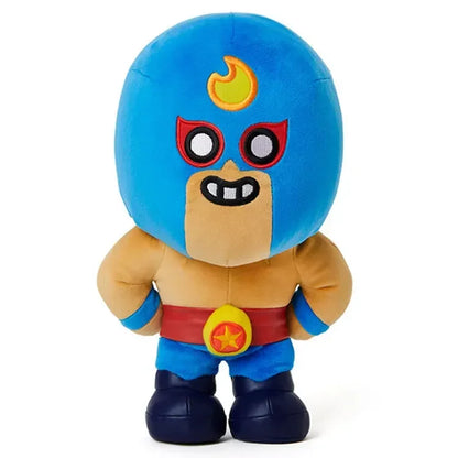 Brawl Stars Plush Toys – Spike, Shelly, Colt, Leon, Poco Character Pillows | Stuffed Dolls for Kids Birthday Gifts