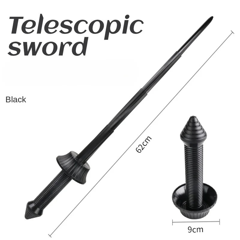 3D Gravity Telescopic Samurai Sword – Spiral Toy for Stress Relief, Cosplay, Gifts & Home Decor