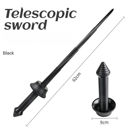 3D Gravity Telescopic Samurai Sword – Spiral Toy for Stress Relief, Cosplay, Gifts & Home Decor