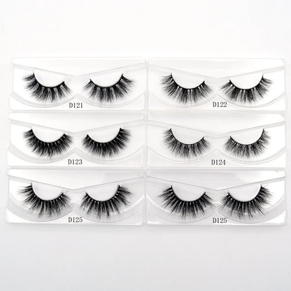 Visofree 3D Mink Eyelashes – 30/40/100 Pairs Handmade Full Strip Lashes with Tray, Cruelty-Free False Lashes for Makeup