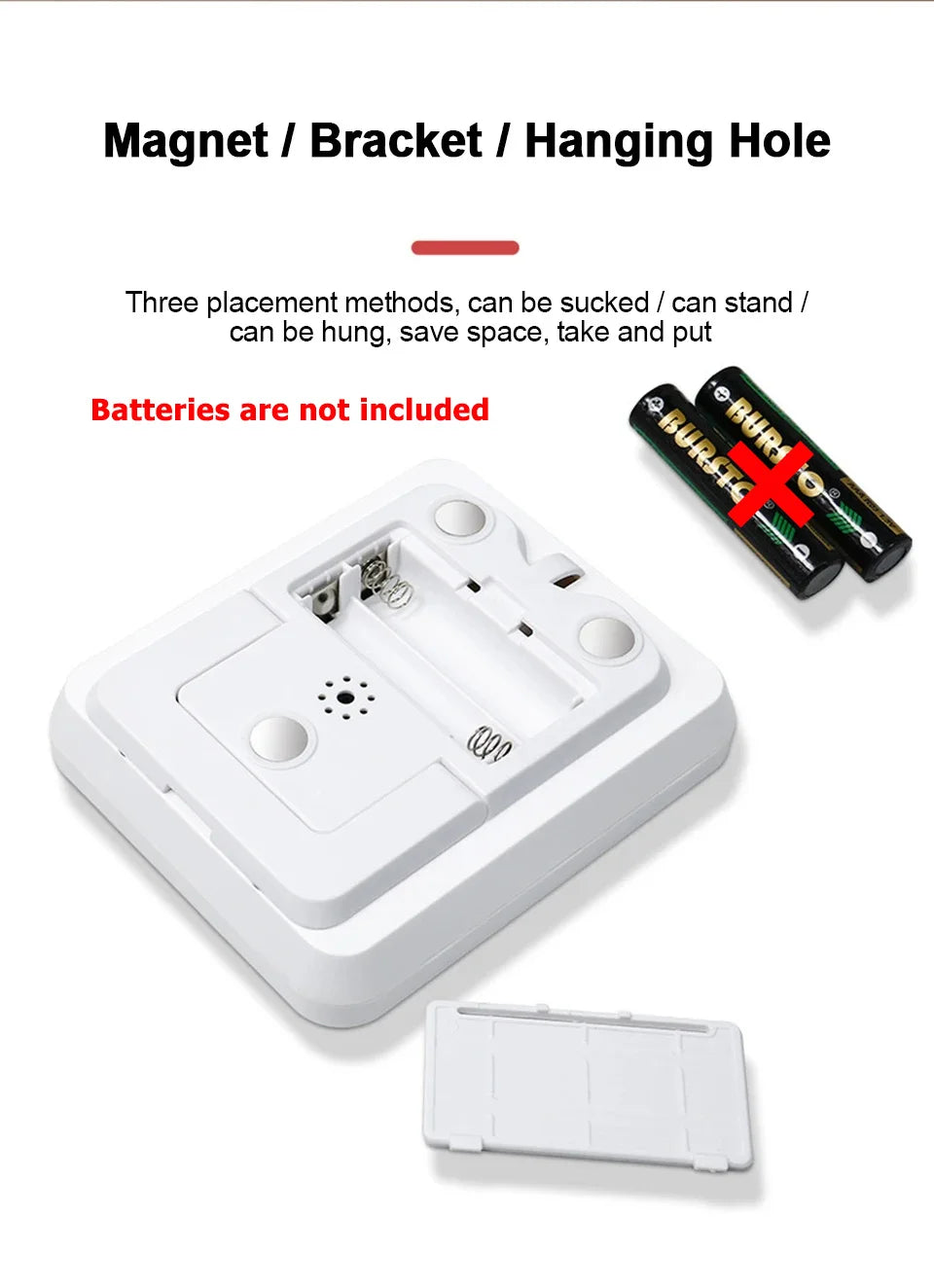 3 Channel Digital Kitchen Timer – Count Up/Down with LCD Display, Adjustable Volume & Mute Flashing Alarm