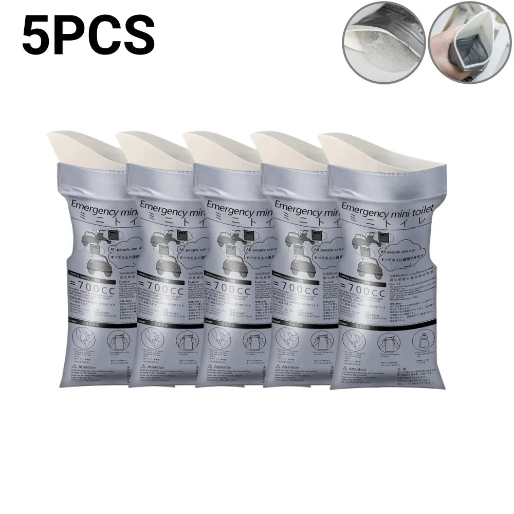 Disposable Emergency Urine & Vomit Bags – Portable Travel Mini Toilet Bags for Men, Women & Baby – Outdoor Car Nausea & Urination Relief Bags