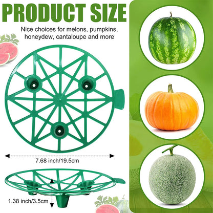10-Piece Watermelon Stand Fruit Support Basket - Vegetable Plant Tray Rack for Melons, Squash, Pumpkins, and More - Protective Holder