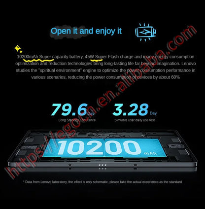 Lenovo Xiaoxin Pad Pro 12.7" 2025 Tablet – Dimensity 8300, 2.9K Resolution, 144Hz Refresh Rate, 10200mAh, WiFi Android
