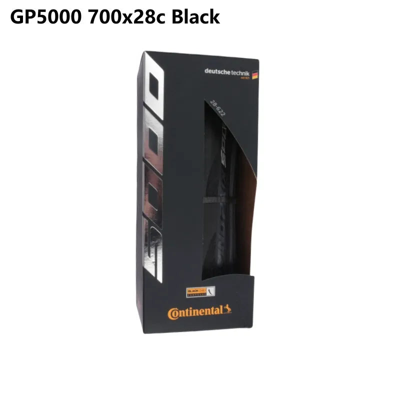 Continental Grand Prix 5000 Road Bike Tire – 700C, 700x25c, 700x23c, 700x28c, 700x32c Folding Black Tire