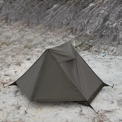 Ultralight 1–2 Person Backpacking Tent - Waterproof Trekking Pole Camping Tent for Hiking & Outdoor Travel