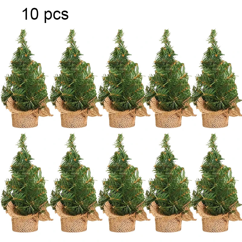 Mini Christmas Tree 20/30/40cm – Desktop Xmas Trees for Home Decor, Kids DIY Handicraft & New Year Gift