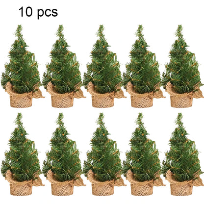 Mini Christmas Tree 20/30/40cm – Desktop Xmas Trees for Home Decor, Kids DIY Handicraft & New Year Gift