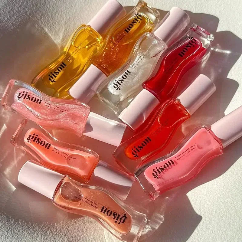 Gisou Autumn/Winter Limited Edition Lip Oil Gloss — Long-Lasting Moisturizing, Plumping & Exfoliating Milky Mocha Lip Care