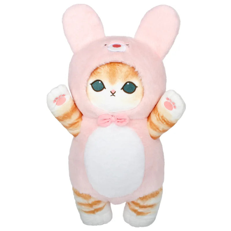 50cm Mofusand Shark Cat Plush Toy Cute Kawaii Soft Stuffed Animal Doll Birthday Gift for Kids