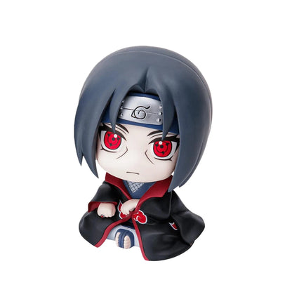 HOT Naruto Anime Q Version Action Figure – Naruto, Kakashi, Sasuke & Itachi Collectible Toy