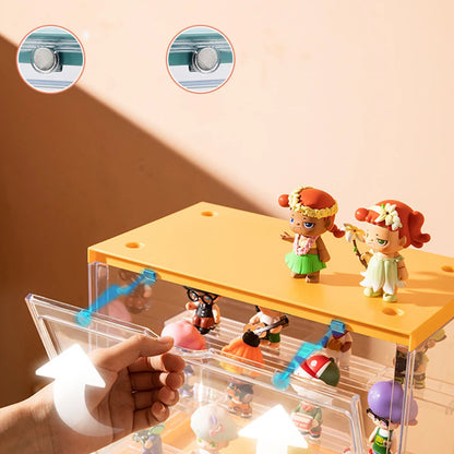 Blind Box Display Rack – Acrylic Bubble Mat Storage Cabinet, Dustproof Doll & Figurine Display Box