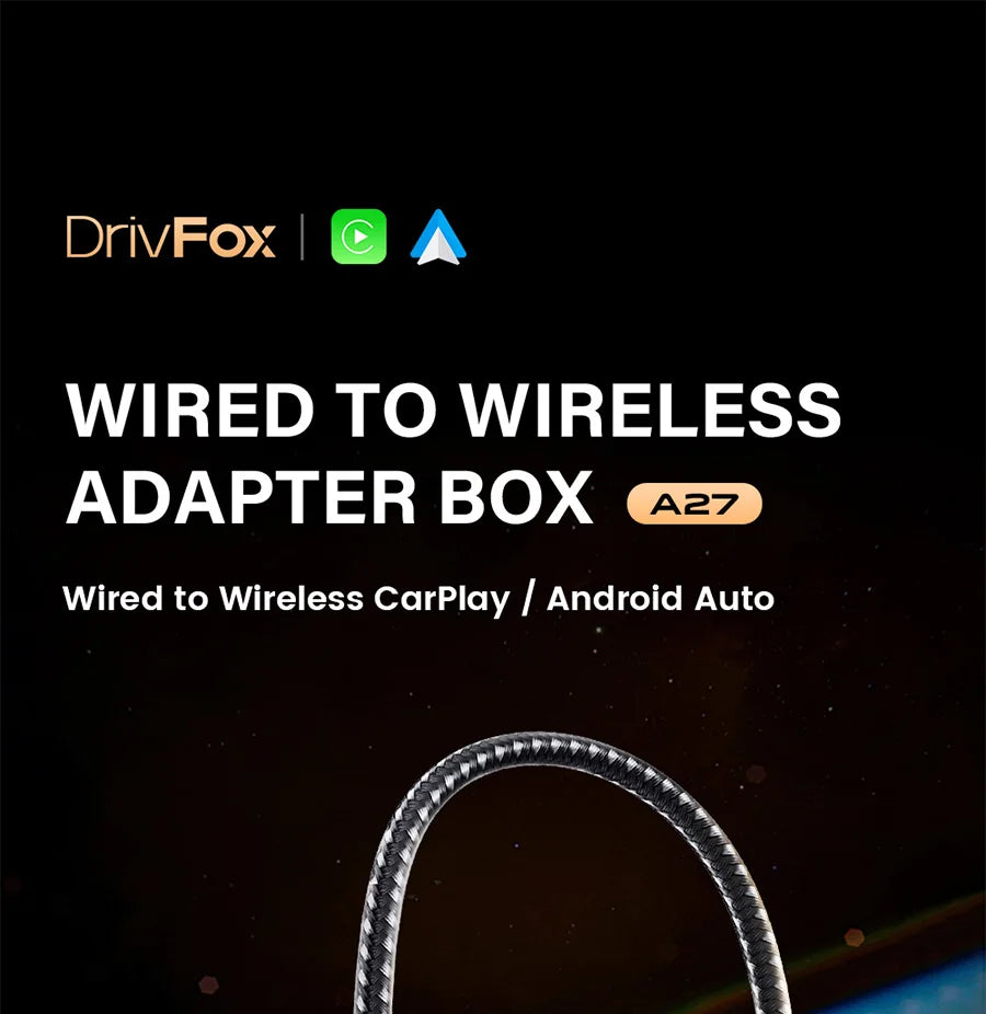2025 Upgrade Wireless CarPlay & Android Auto AI Box – Dual-Band WiFi Bluetooth Auto Connect for iPhone & Android