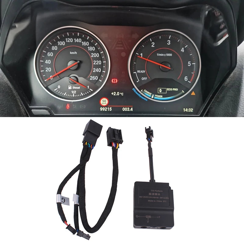 BMW Speed Limit Info Module — SLI Emulator Dashboard Display for F/G Series with NBT CIC ID7