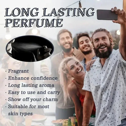 Top Brand Men's Eau de Toilette 50ML — Fresh Romantic Fougere Woody Cologne, Long-Lasting Perfume