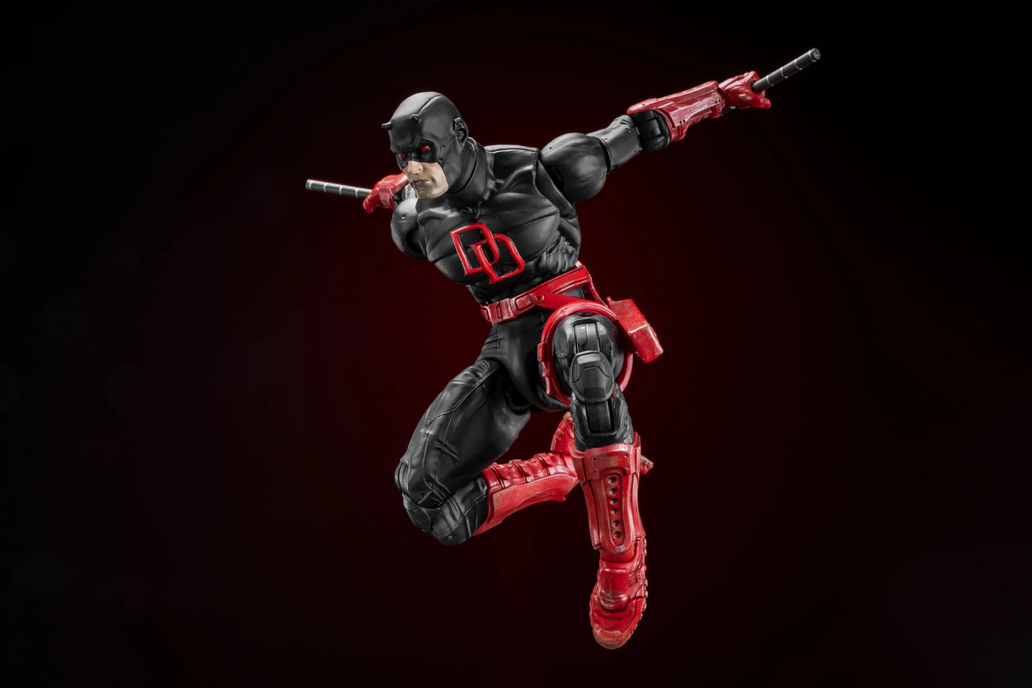 FlefToys Marvel Daredevil Action Figure — 8" Classic Red Shadowland Reborn Black, Devil Defenders Matt Murdock Legends In Stock