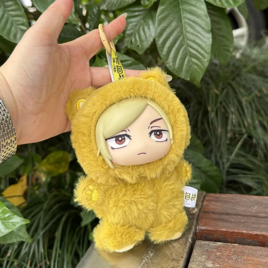 Spell Return Battle Paradise Party Plush Keychain - Cute Character Doll Pendant and Birthday Gift for Boys and Girls