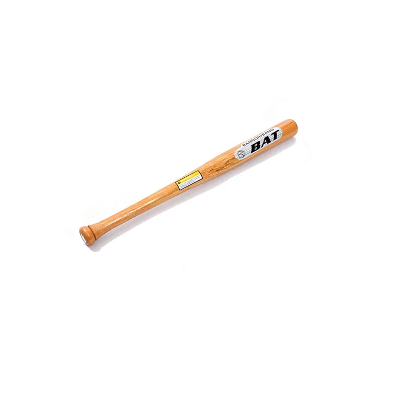 Solid Ash & Locust Wood Baseball Bat – 54/64/74/84cm Hardwood Bat for Baseball, Softball & Family Defense