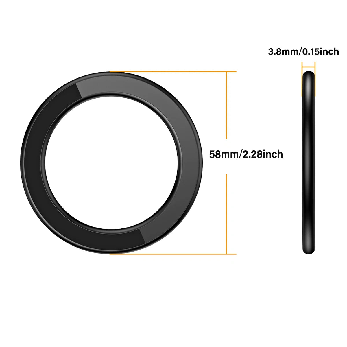 Magnetic Ring Holder for iPhone 14/13/12 – MagSafe Car Mount & Wall Stand for Phone, iPad, and Tablet