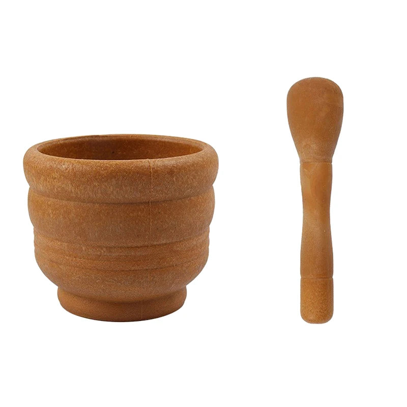 Manual Garlic Grinder & Masher – Household Garlic Press Mortar Bowl for Crushing, Mashing & Pounding