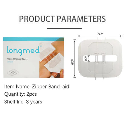 Camping Wound Closure Strips – Painless Adhesive Suture Patch for Fast Hemostatic Care & First Aid